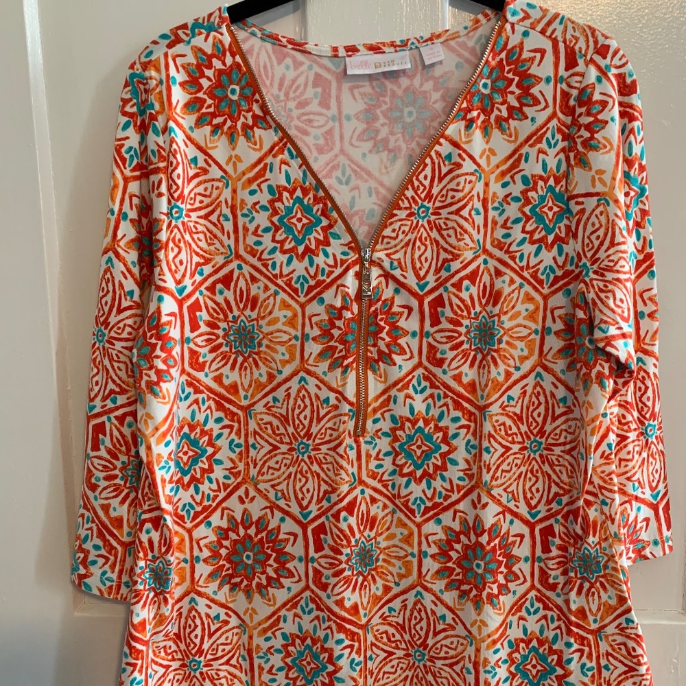 Belle by Kim Gravel Zipper Top